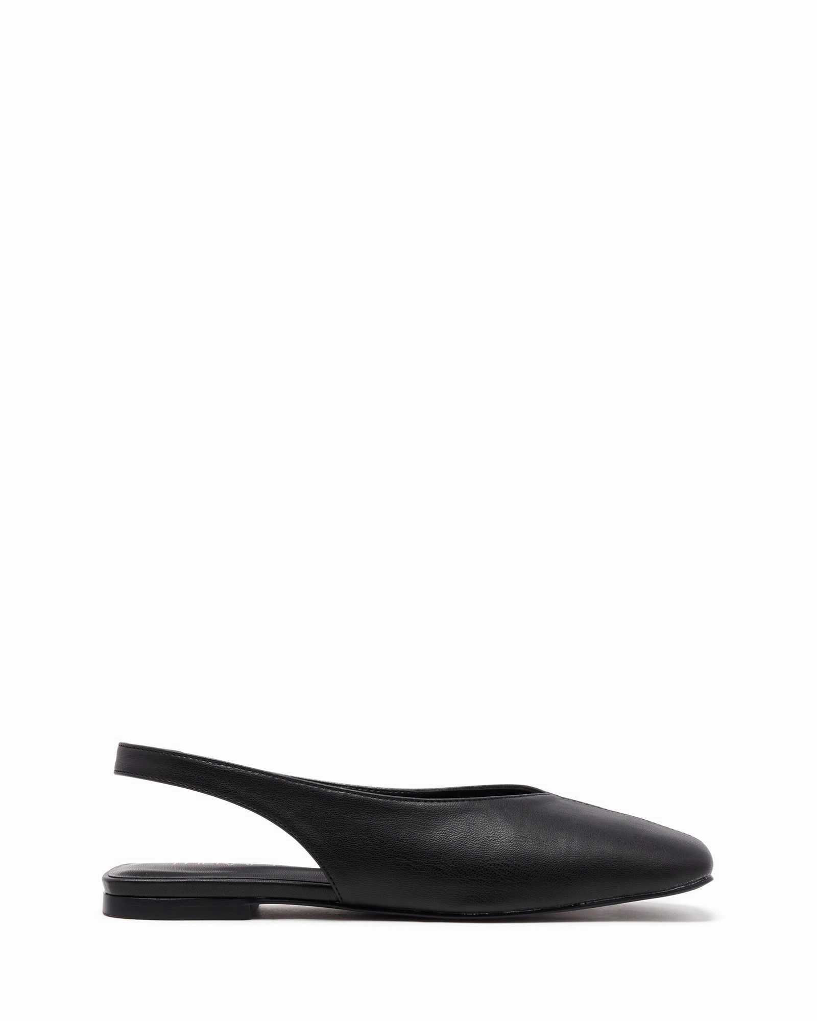 Graze Slingback Flat Black