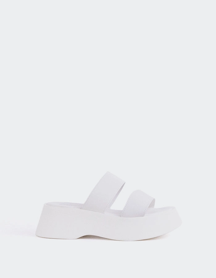 Happy White Leather