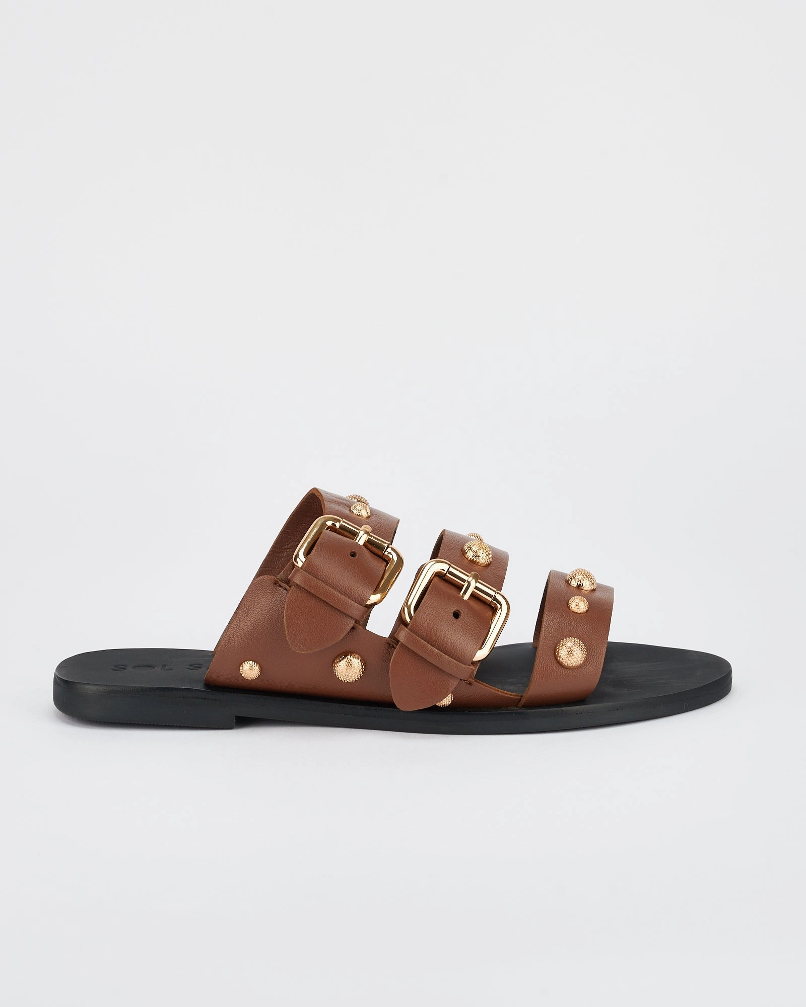 Hvar Slide Cocoa/Gold