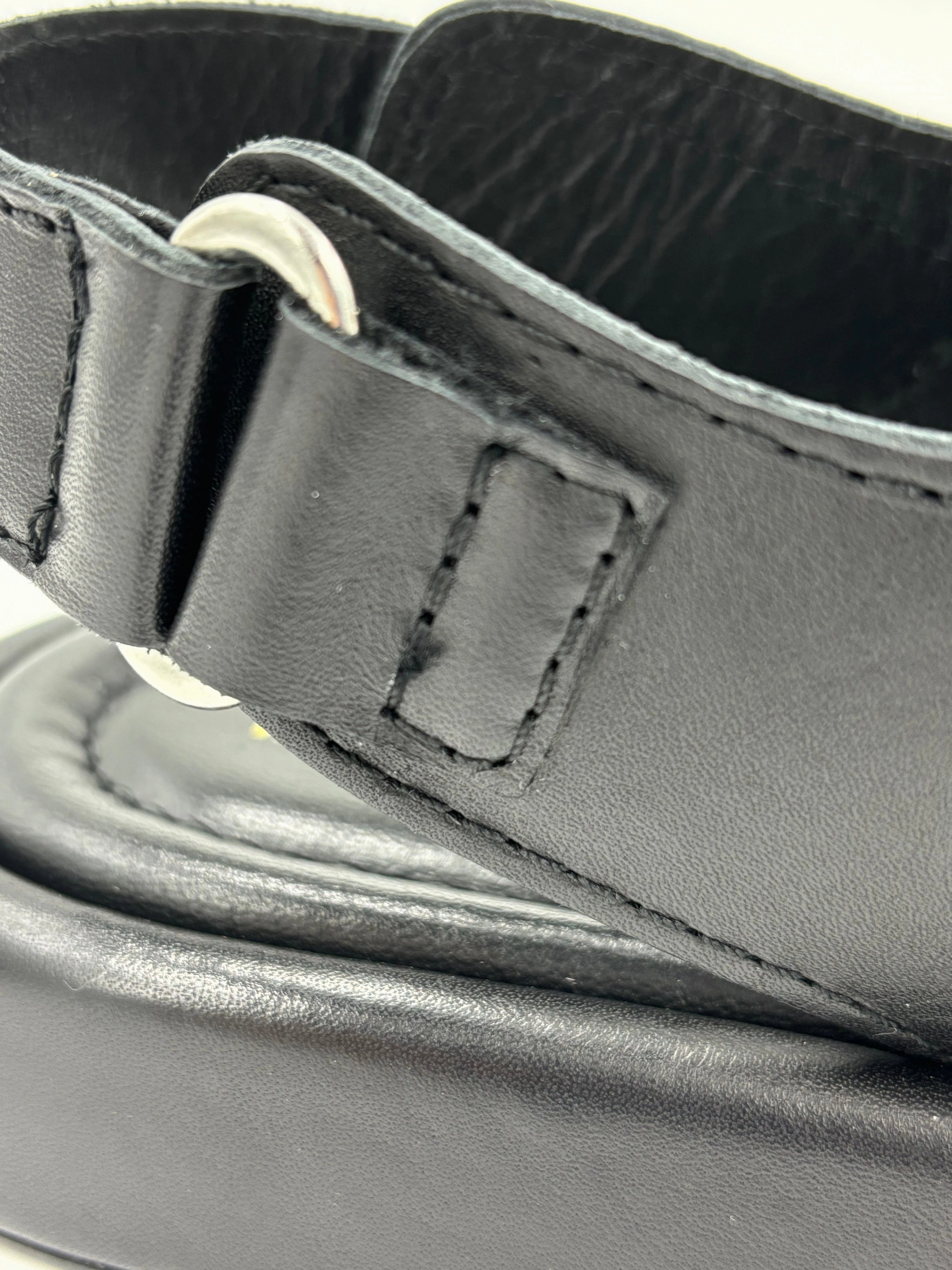 Imperfect Murcia Black Sandal