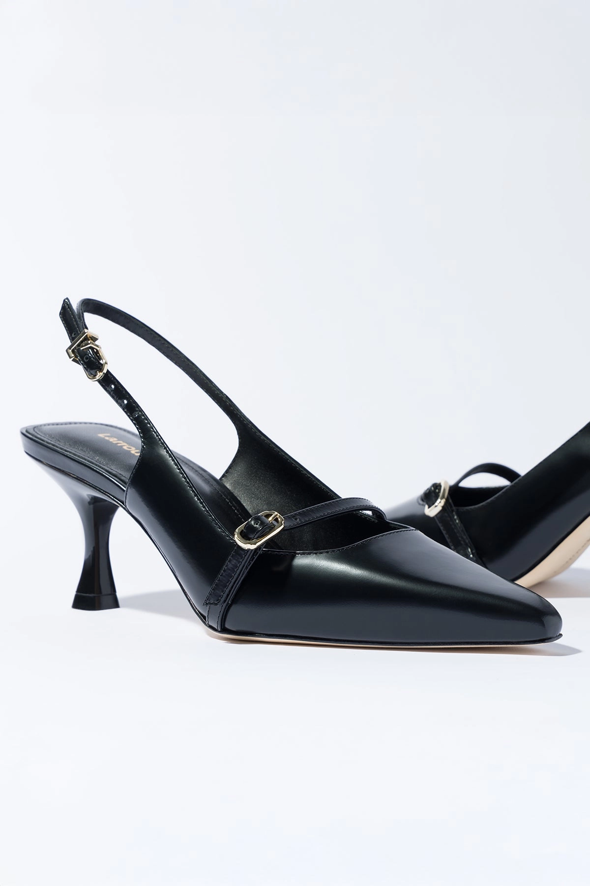 Ines Pump In Black Leather