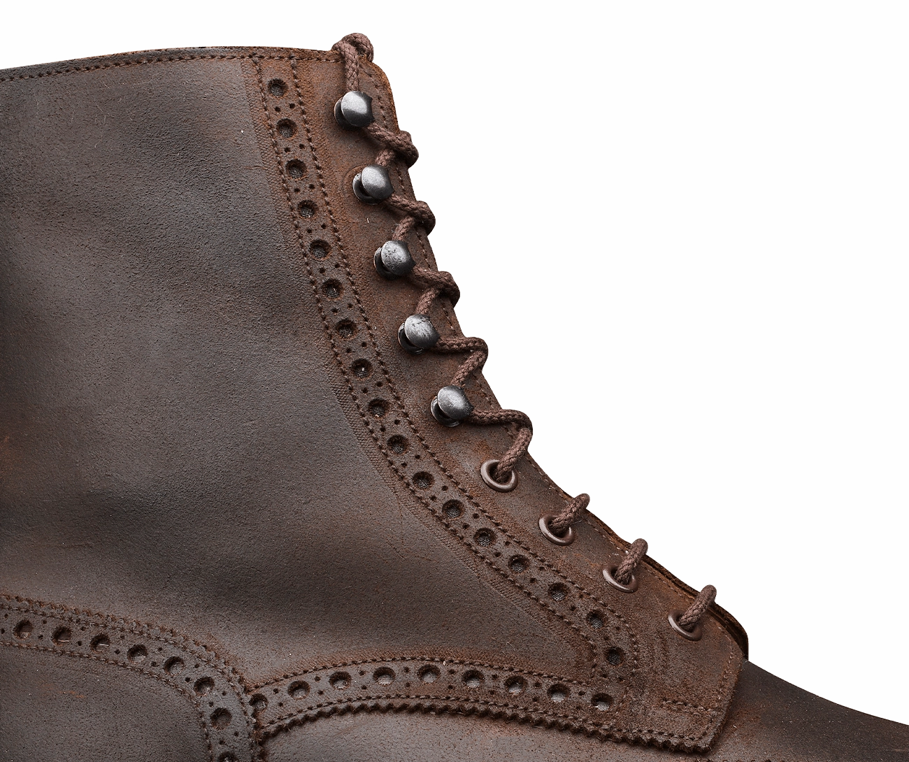 Islay Dark Brown Rough-Out Suede