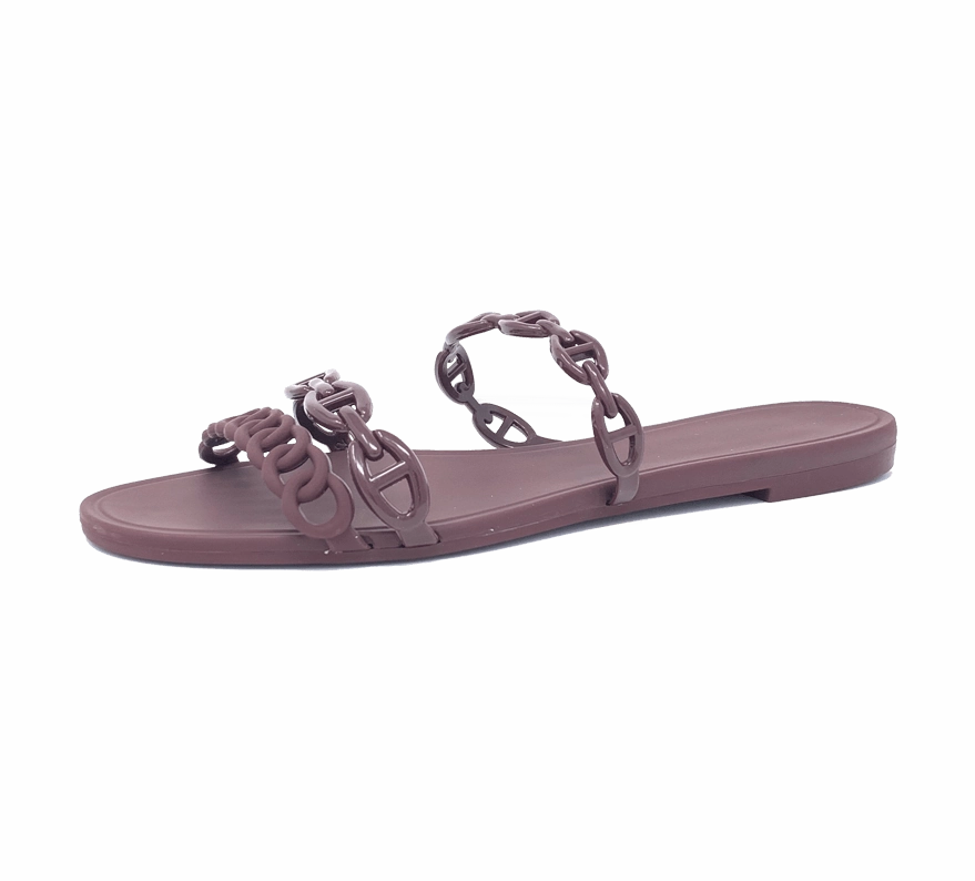 Jelly Chain Beach Sandals Flip Flops