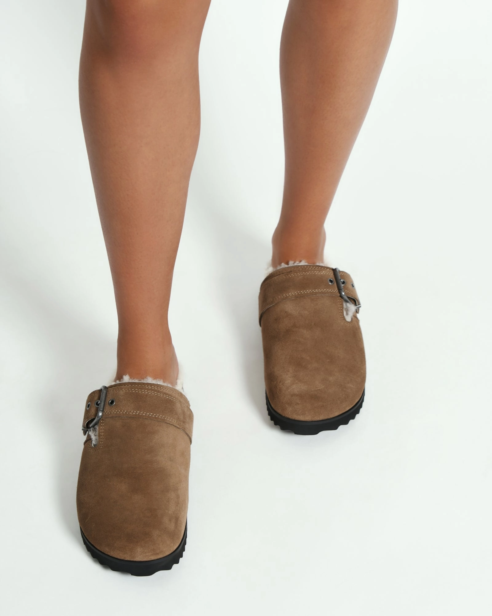 JUNIPER CASUAL FLATS BARK SUEDE
