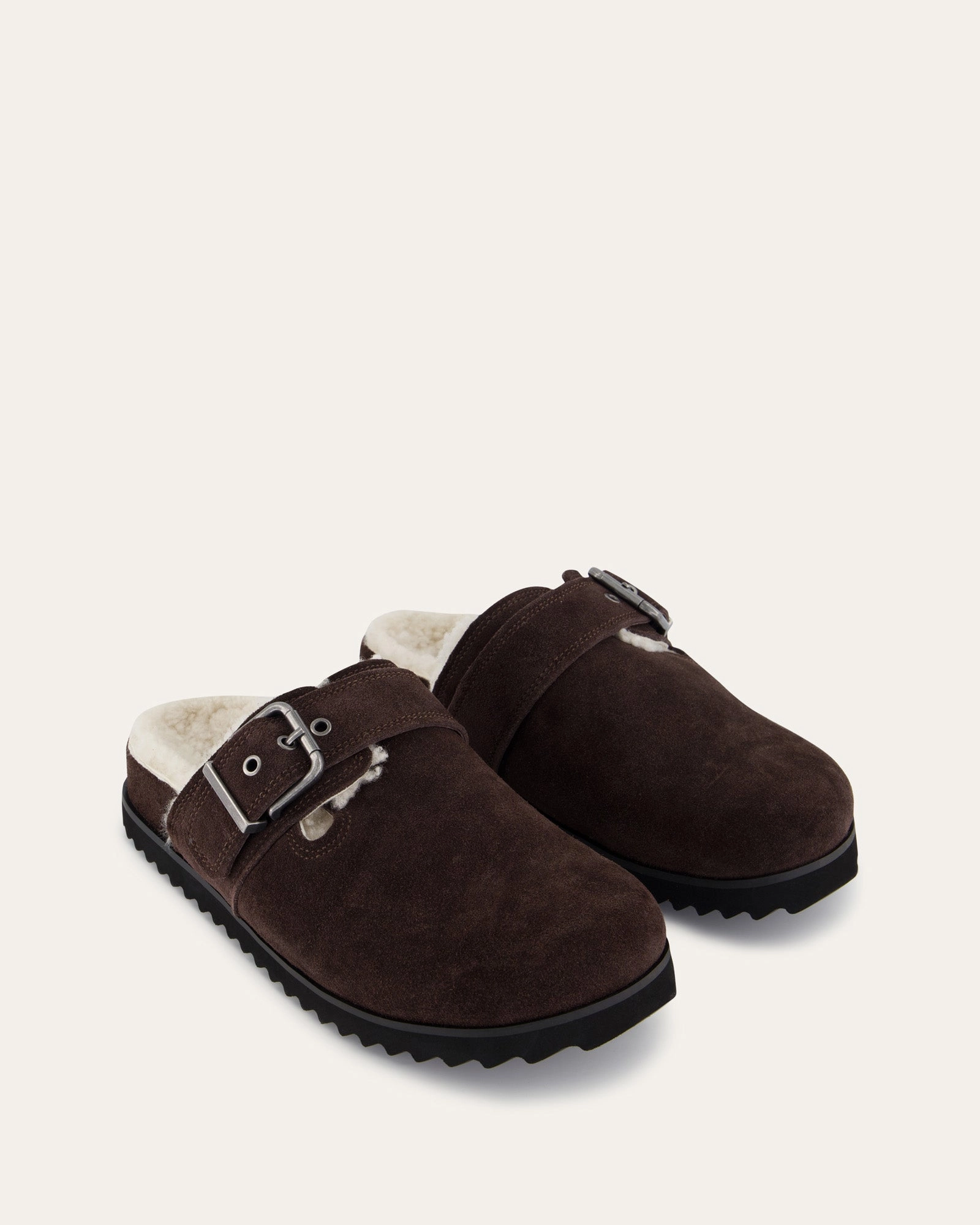 JUNIPER CASUAL FLATS BITTER CHOC SUEDE