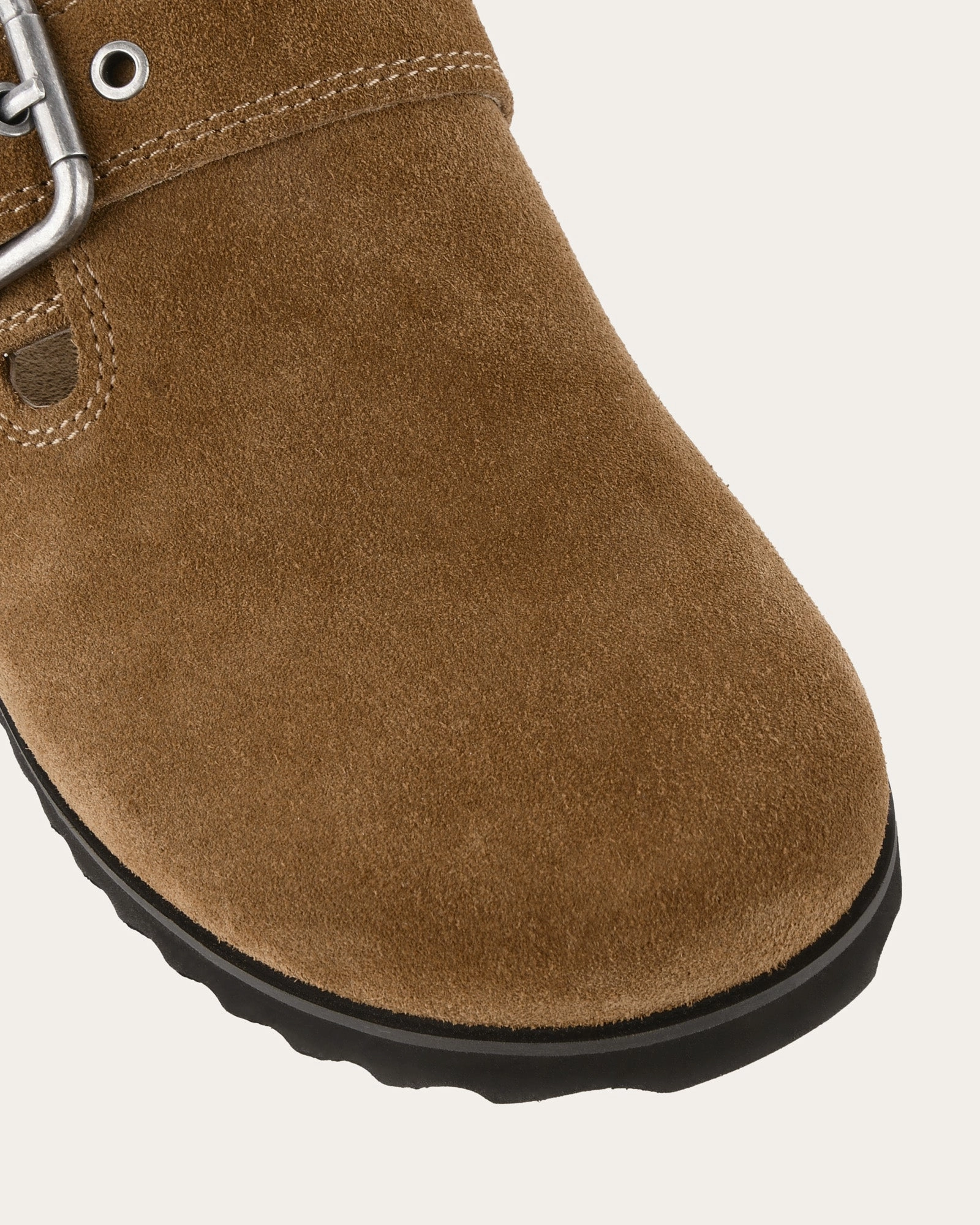 JUNO CASUAL FLATS BISCUIT SUEDE