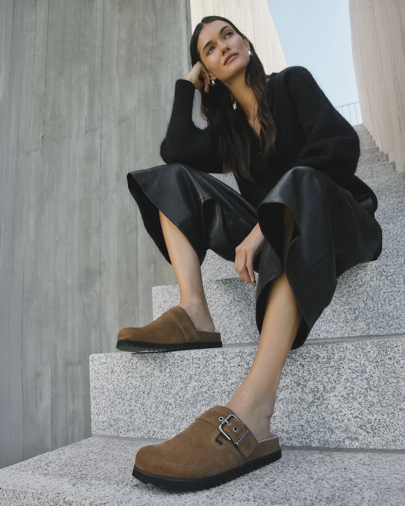 JUNO CASUAL FLATS BISCUIT SUEDE