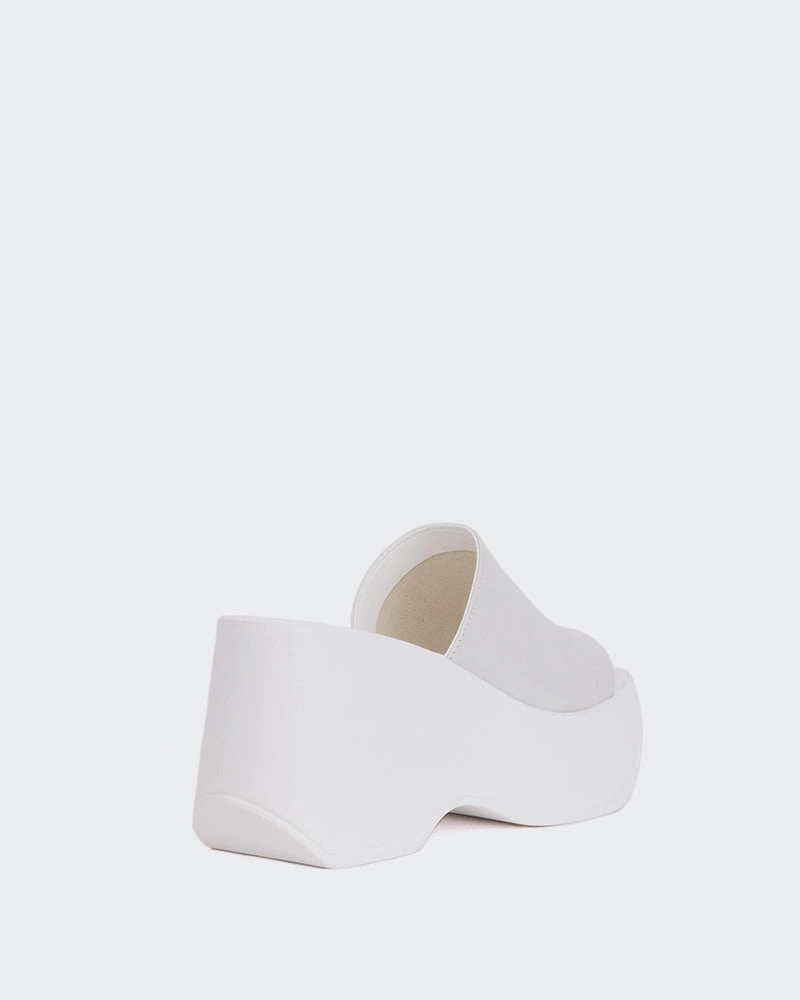 Klum White Leather
