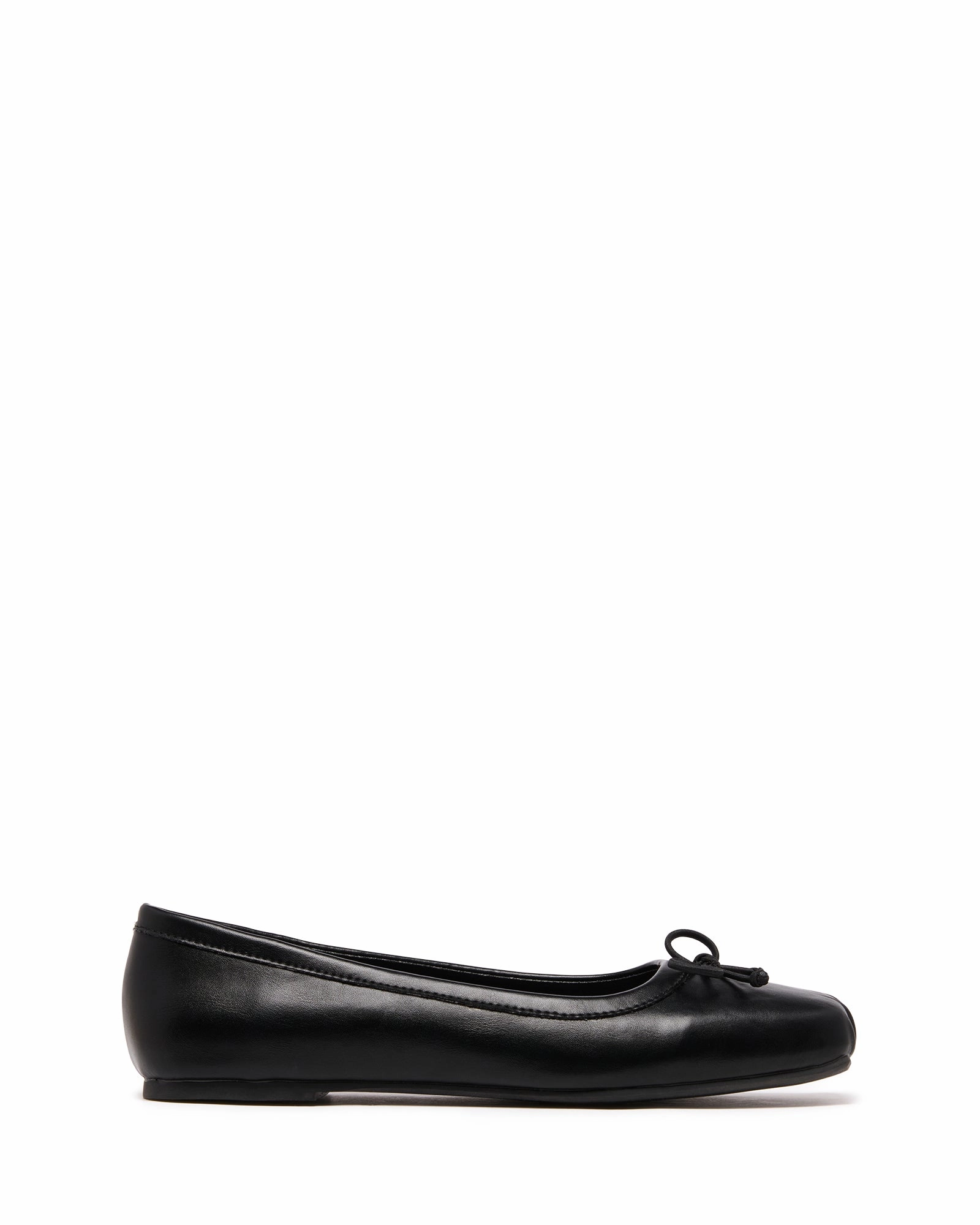 Laine Ballet Flat Black Smooth