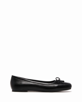 Laine Ballet Flat Black Smooth