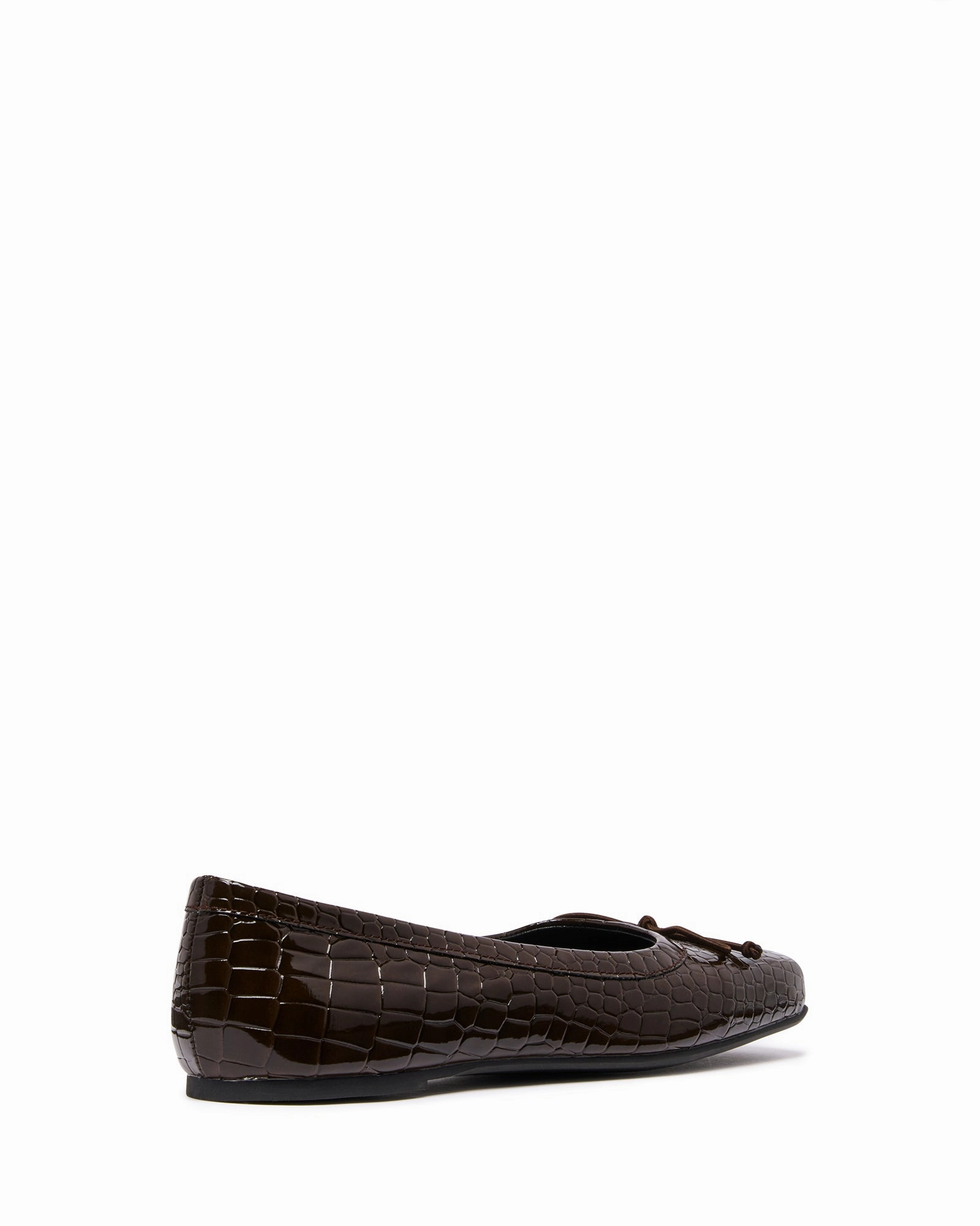 Laine Ballet Flat Chocolate Croc