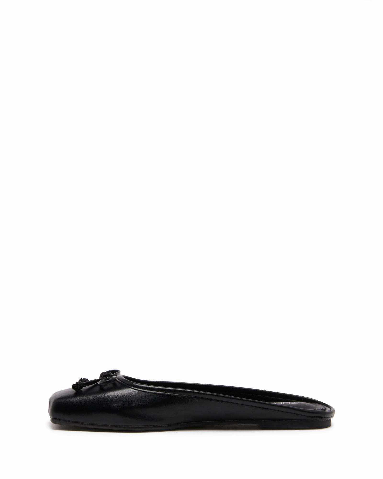 Lilah Ballet Flat Black Smooth