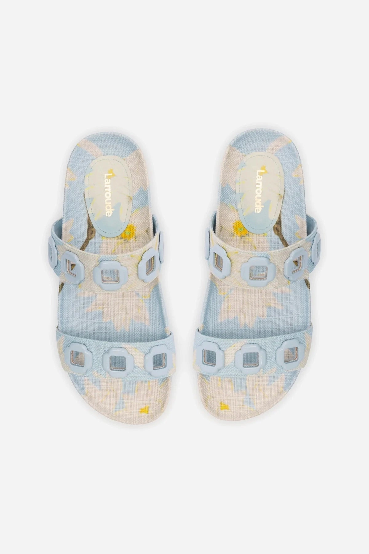 Milan Slide In Maya Printed Raffia