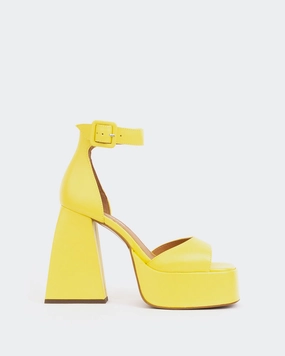 Moore, Yellow Leather/Cuir Jaune