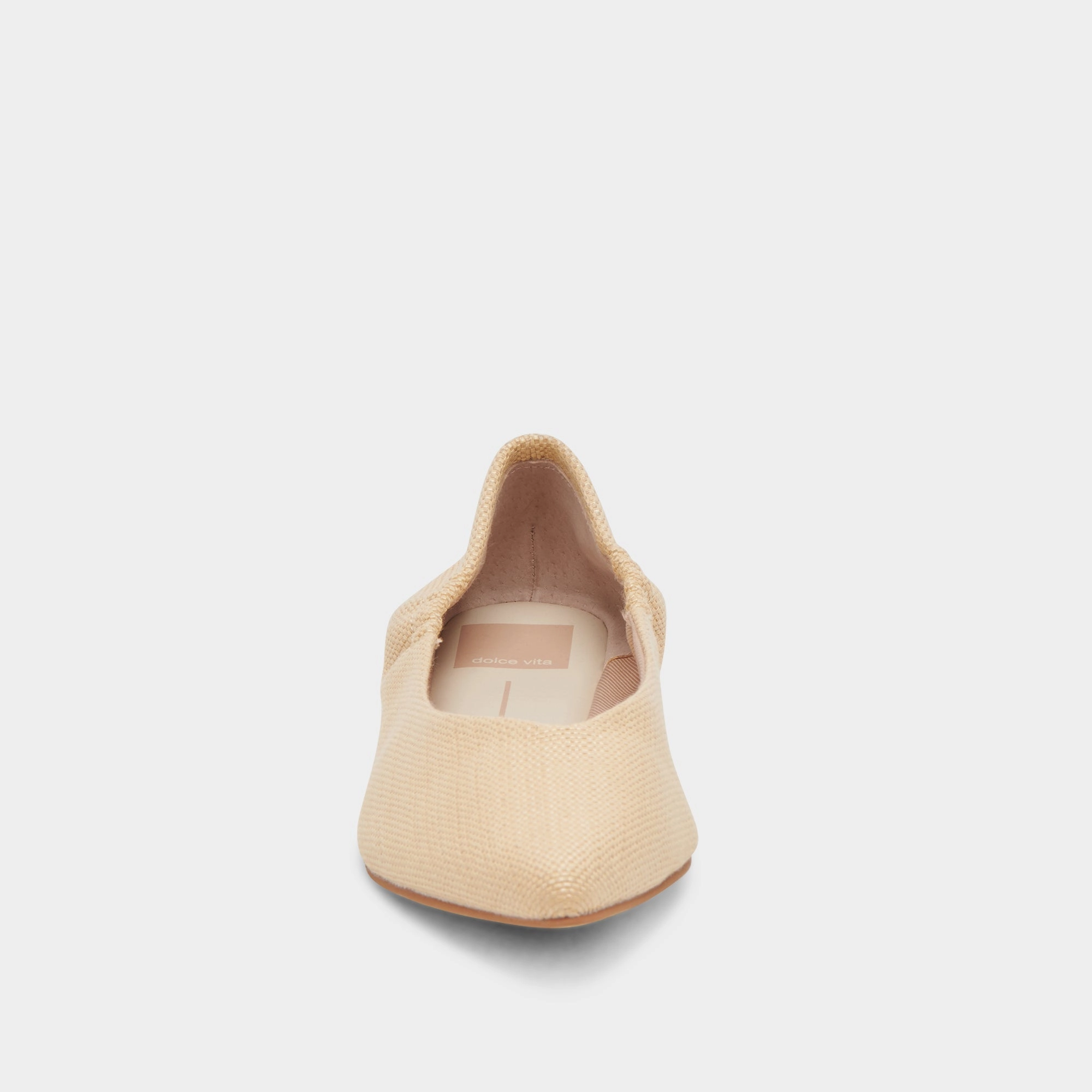 NADAV BALLET FLATS LT NATURAL RAFFIA - re:vita