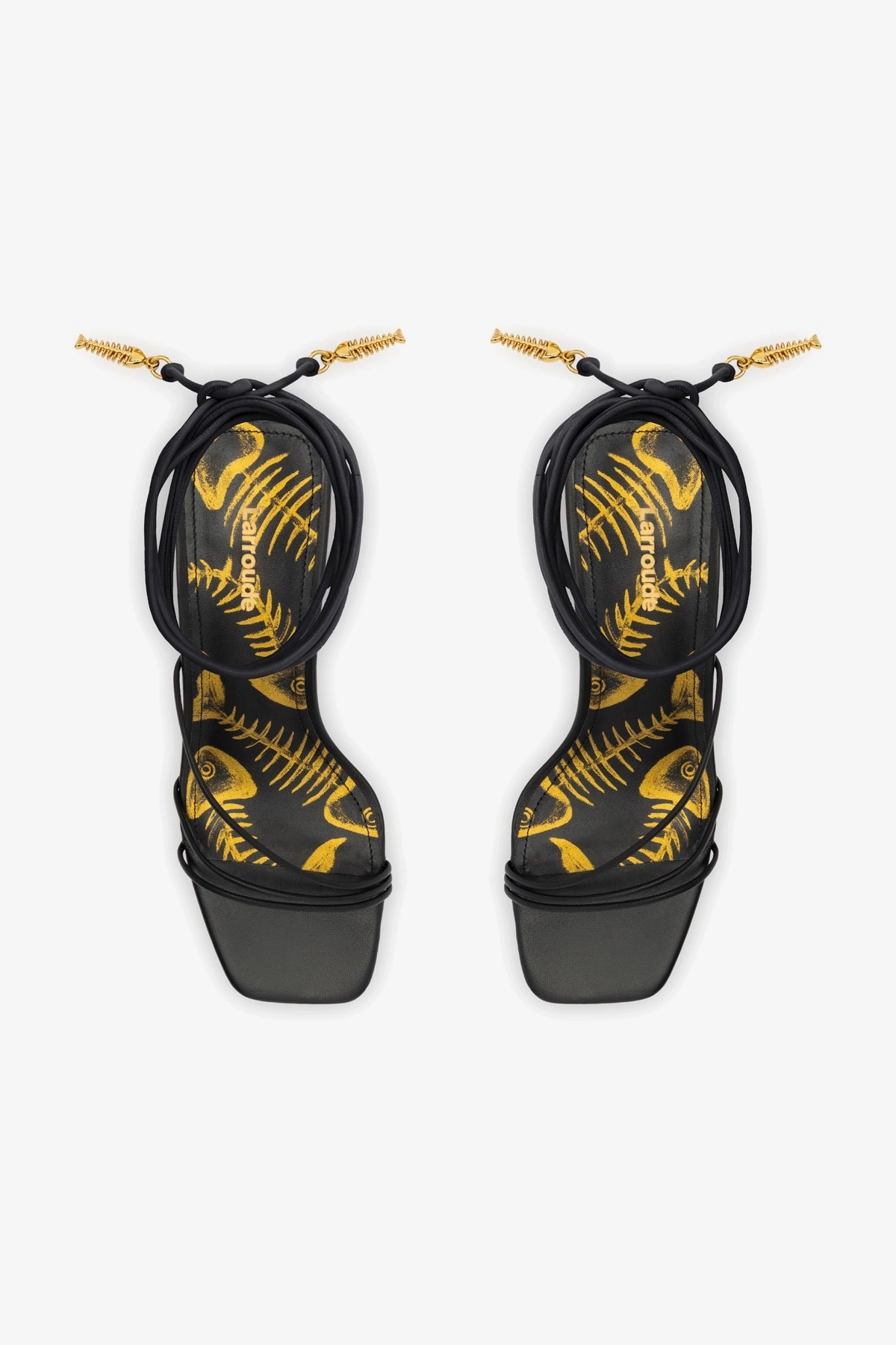 Nadia Sandal In Black Leather