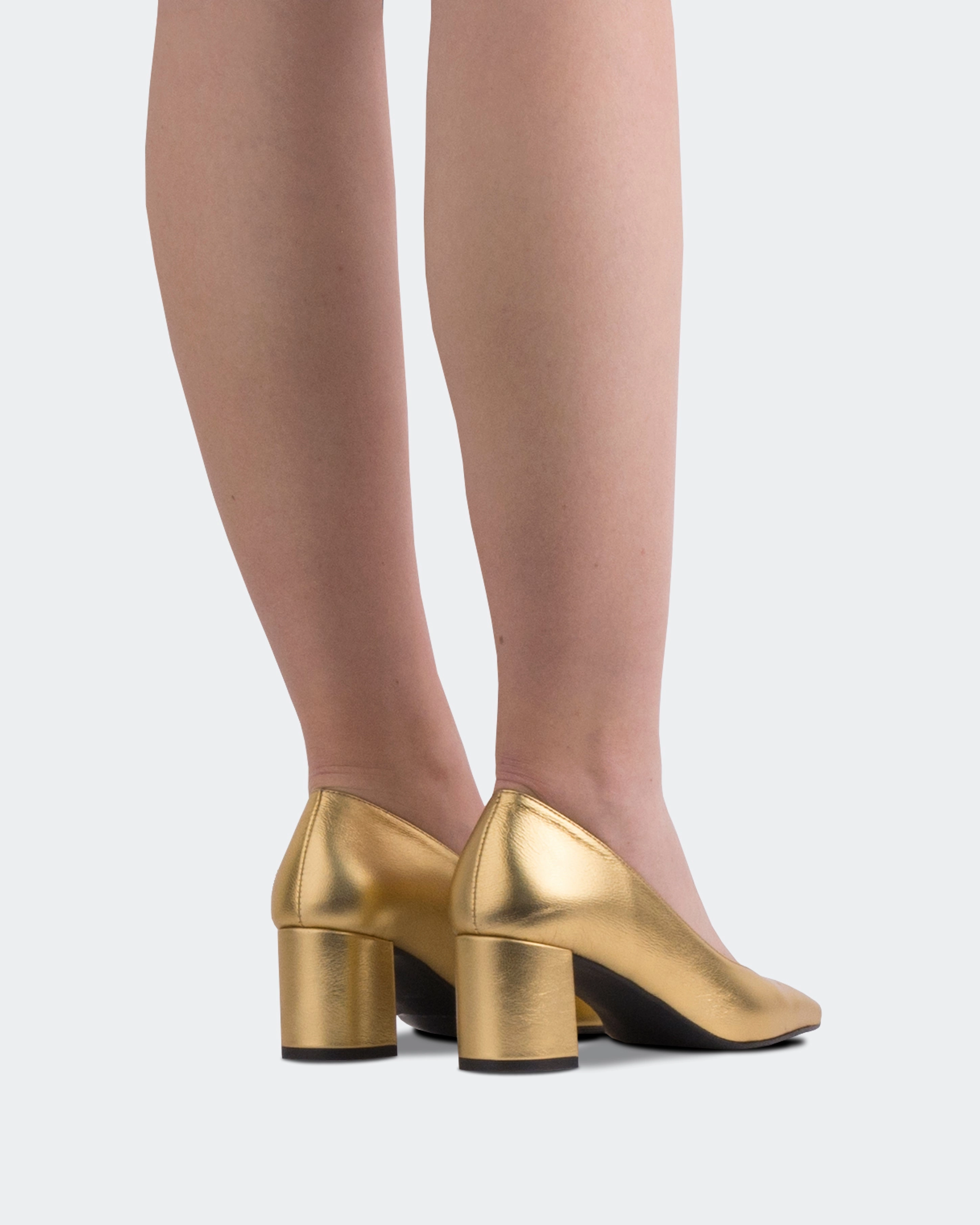 Patrisha Gold Leather