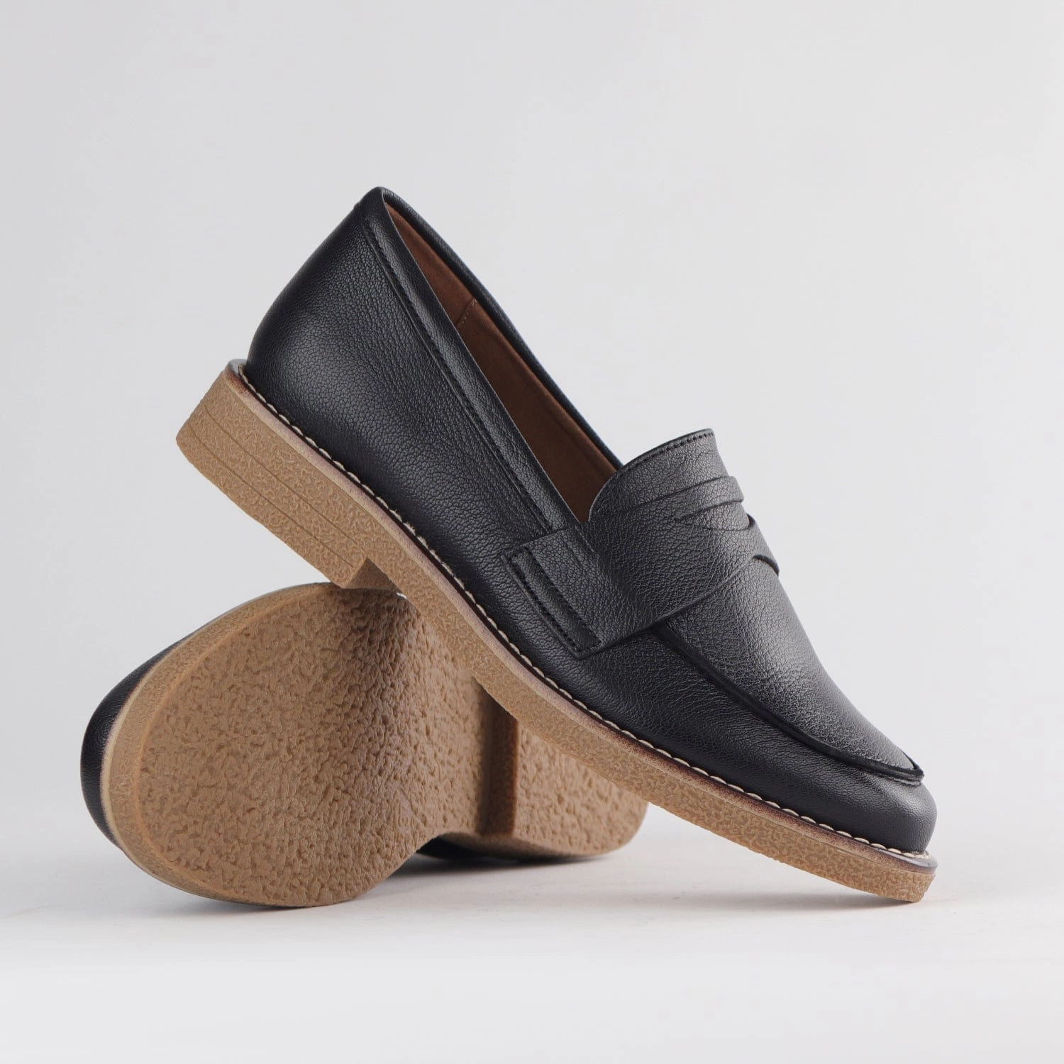 Penny Loafer in Black - 12778