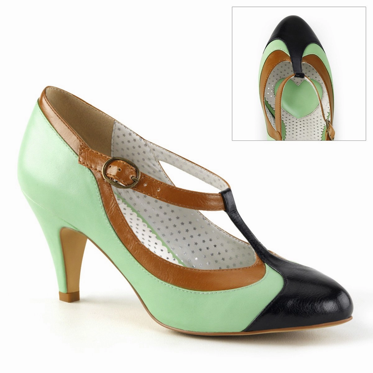 Pinup Couture Peach-03 Pump