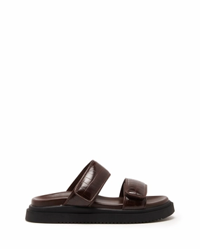 Pivot Flatform Sandal Chocolate Croc