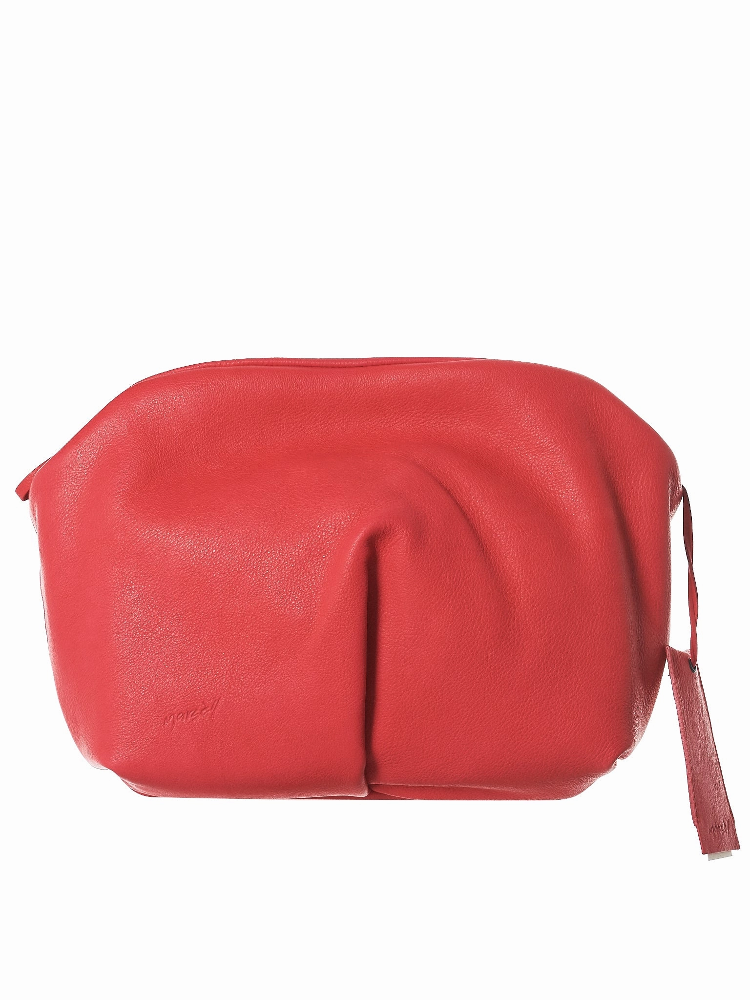 Pleated Leather Purse (MB0352-PURPLE)