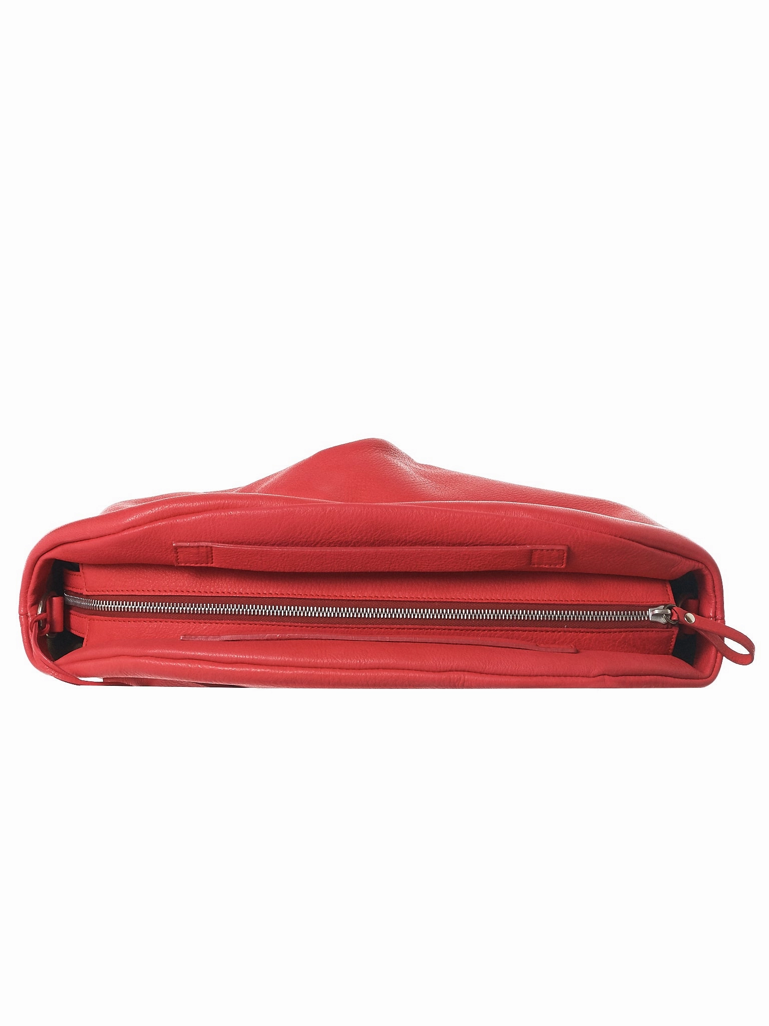 Pleated Leather Purse (MB0352-PURPLE)