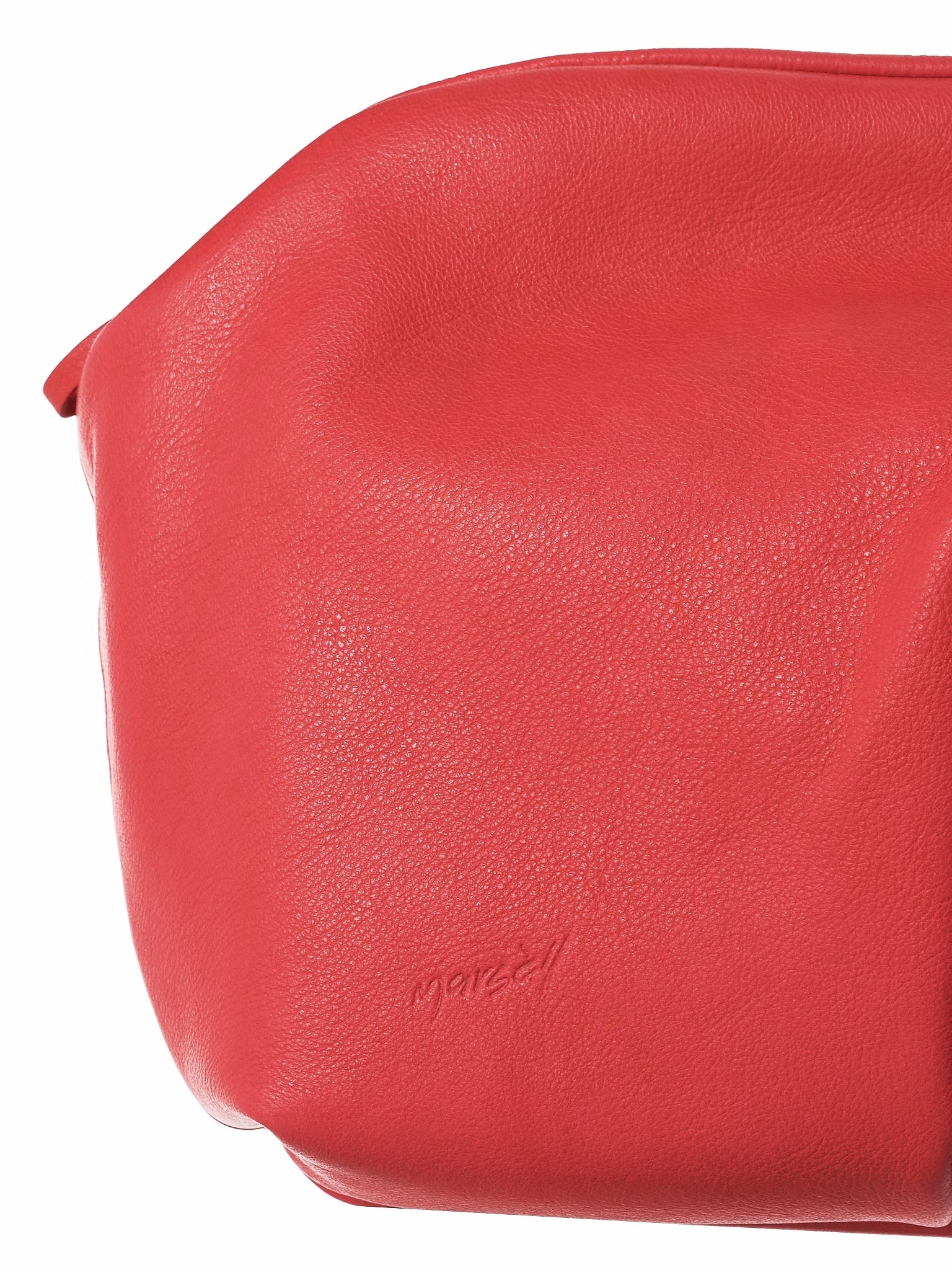 Pleated Leather Purse (MB0352-PURPLE)