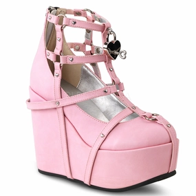 POISON-25-2  Pink Vegan Leather
