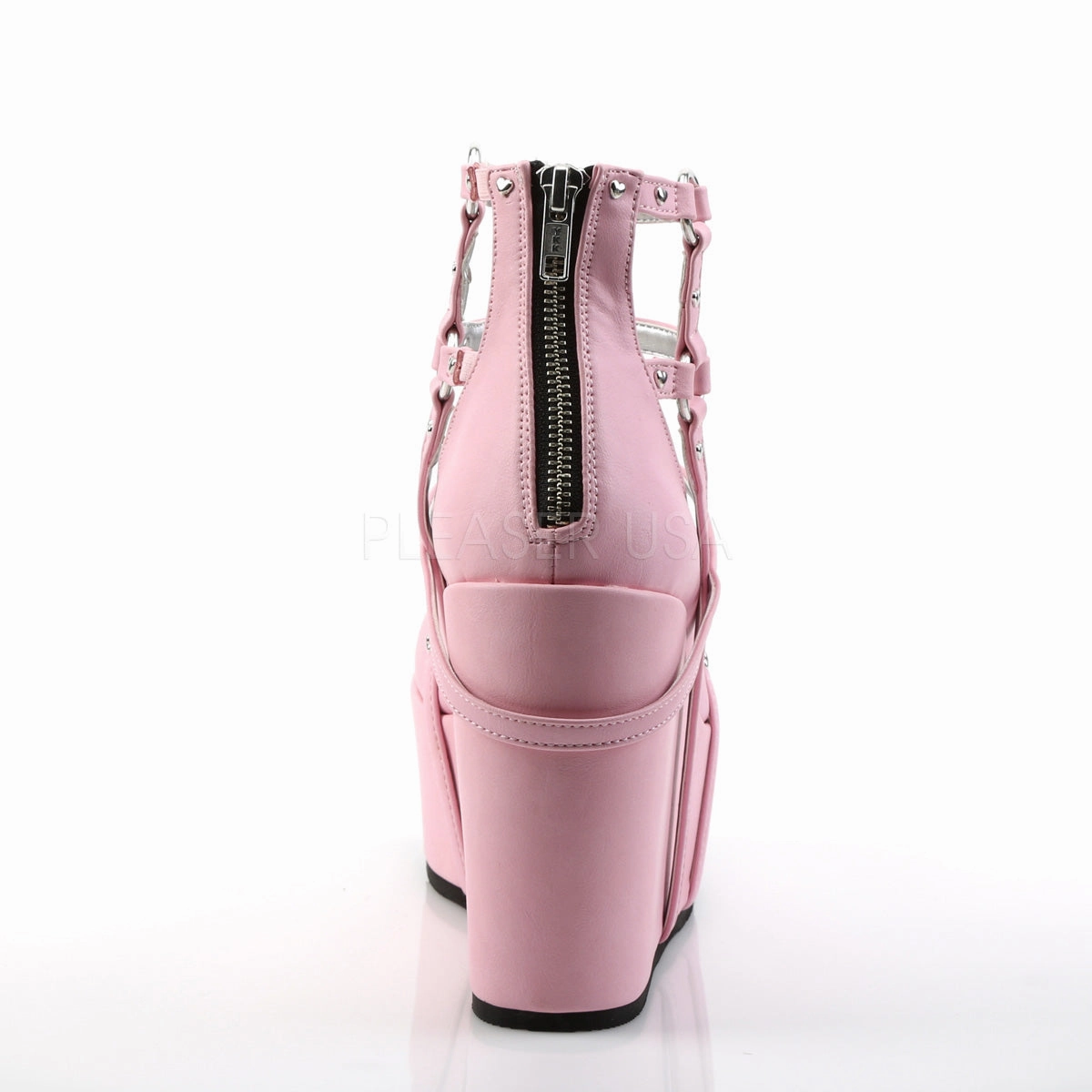 POISON-25-2  Pink Vegan Leather