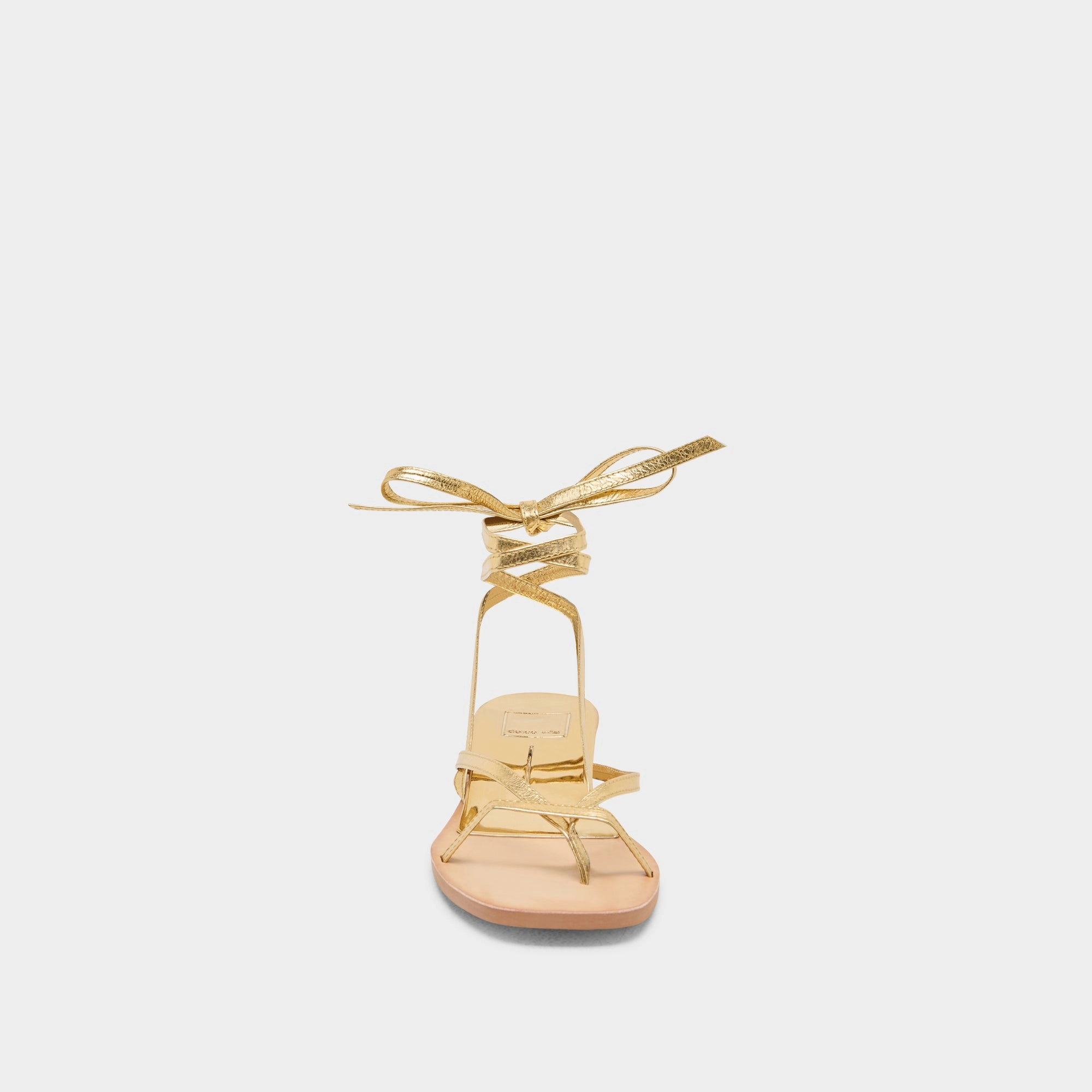 RUDIE SANDALS DARK GOLD METALLIC LEATHER