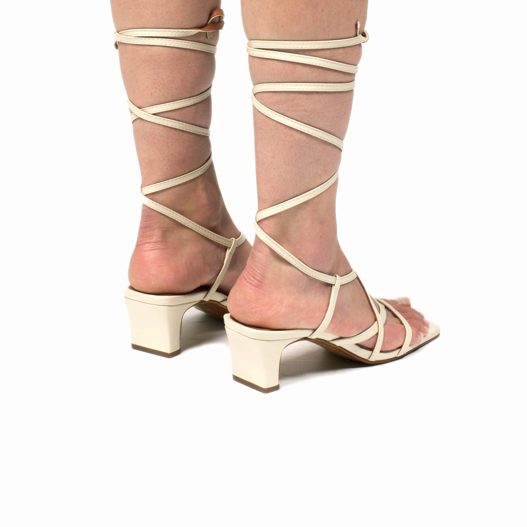 Safi White Leather