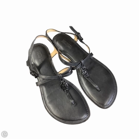 Sandals Flip Flops By Michael By Michael Kors In Black, Size: 5