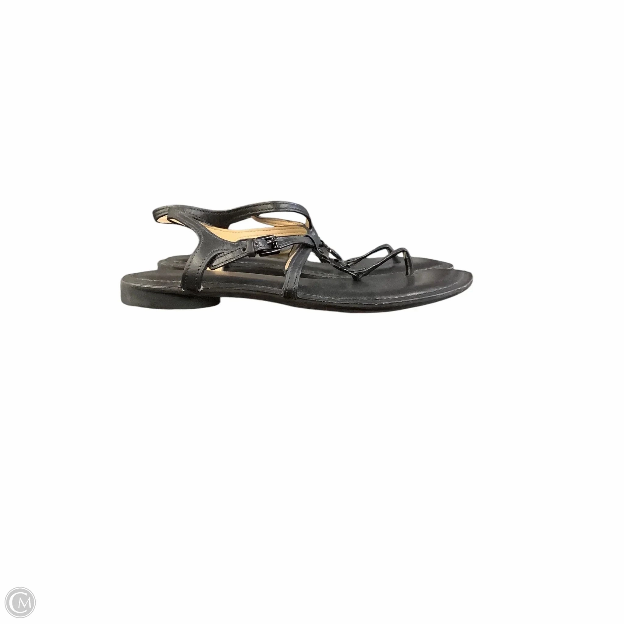 Sandals Flip Flops By Michael By Michael Kors In Black, Size: 5