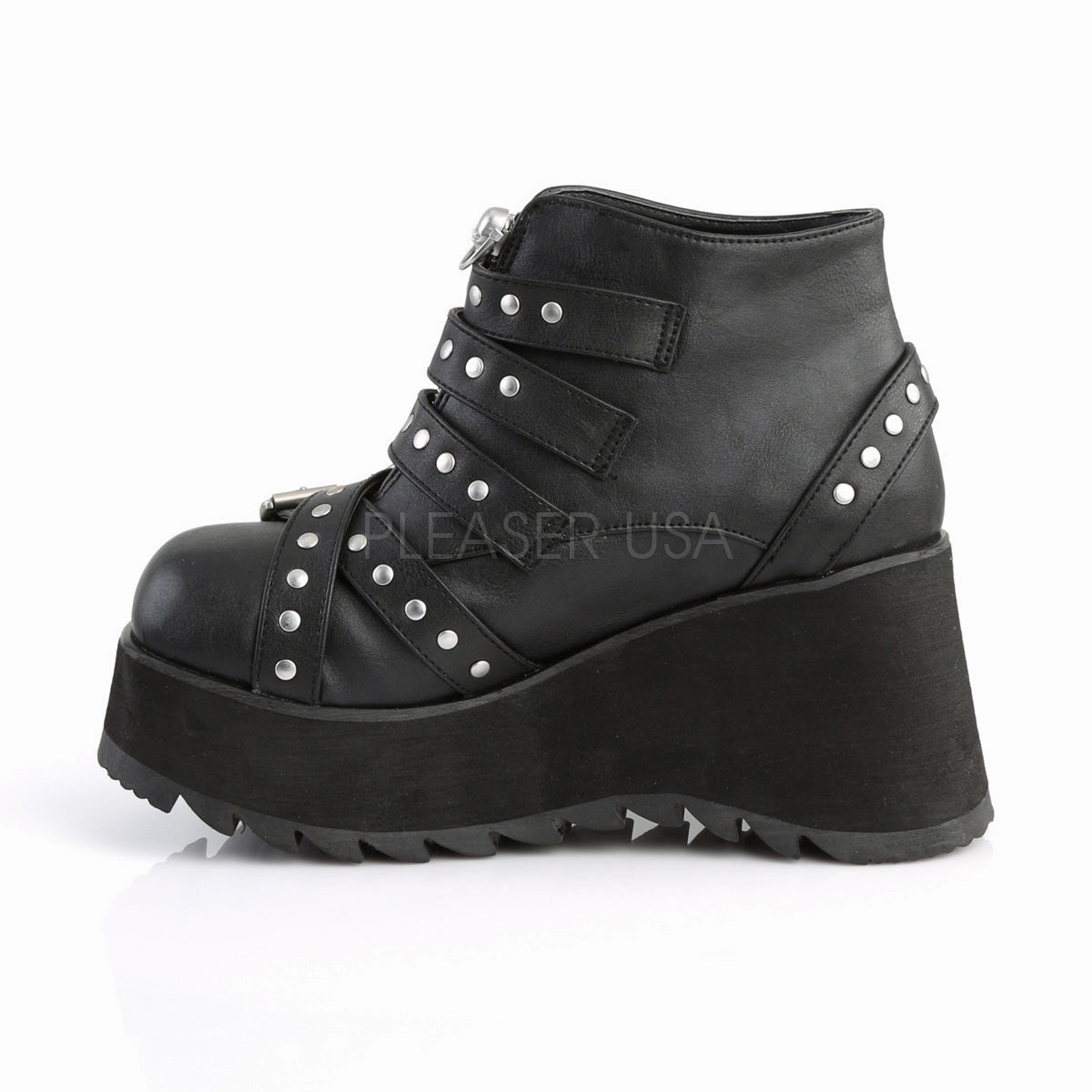 SCENE-30  Black Vegan Leather