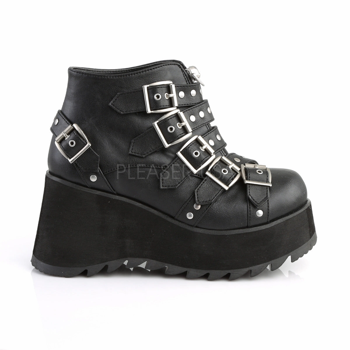 SCENE-30  Black Vegan Leather