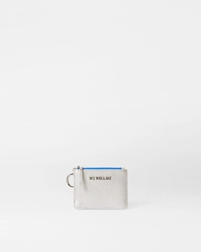 Silver Metallic Id Card Case