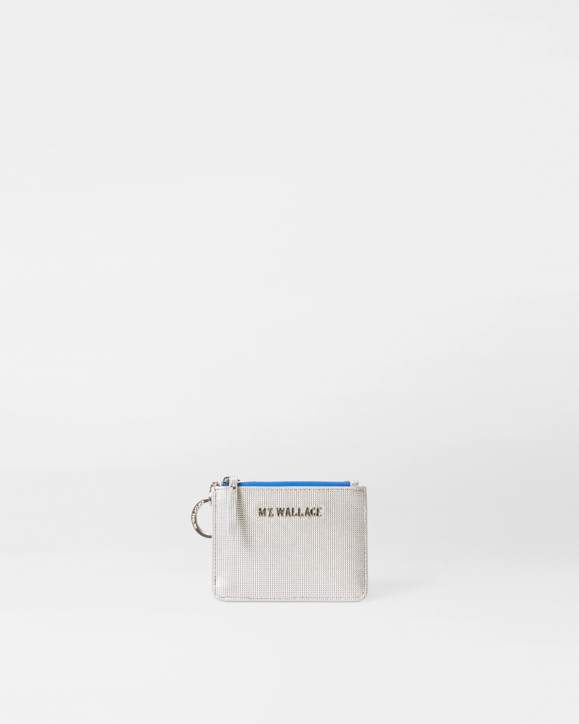 Silver Metallic Id Card Case
