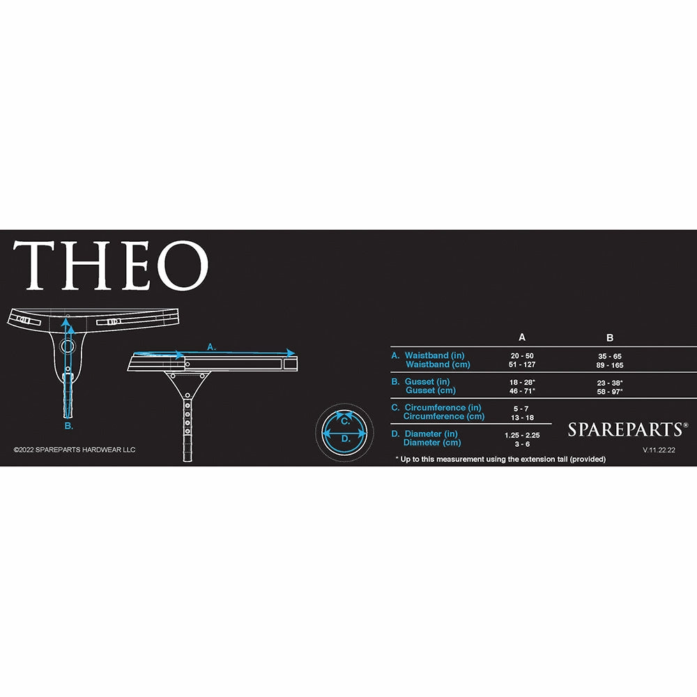 Spareparts Theo Single Strap Harness Black Size A