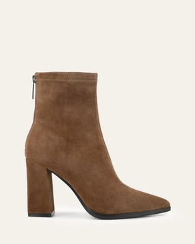TEO HIGH ANKLE BOOTS BARK SUEDE
