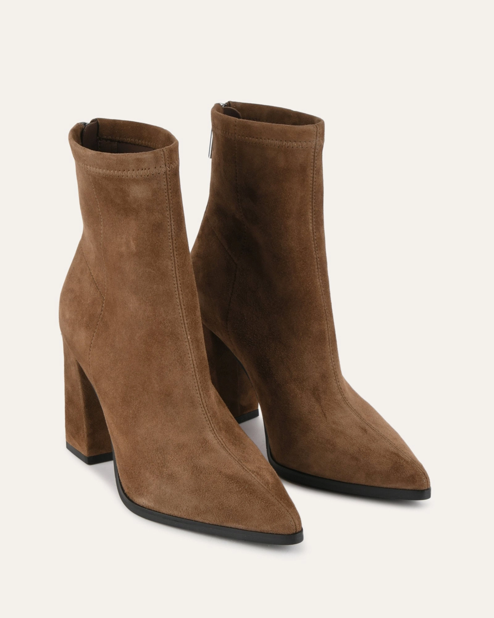 TEO HIGH ANKLE BOOTS BARK SUEDE