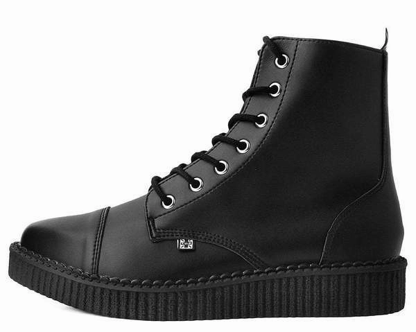 TUK A9636 Black TUKskin™ Pointed Lace Up Boot