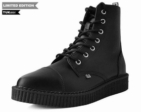 TUK A9636 Black TUKskin™ Pointed Lace Up Boot