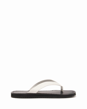 Undone Thong Sandal White