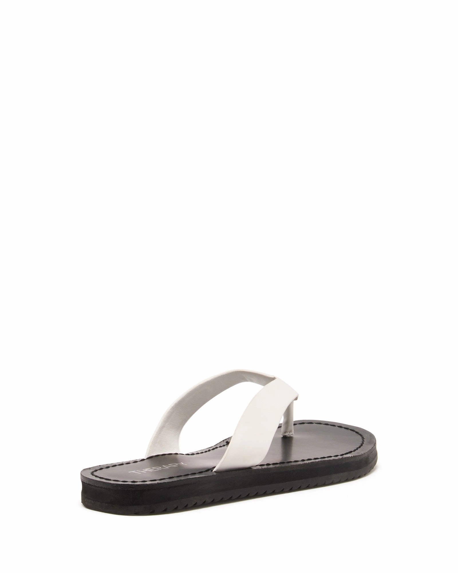 Undone Thong Sandal White