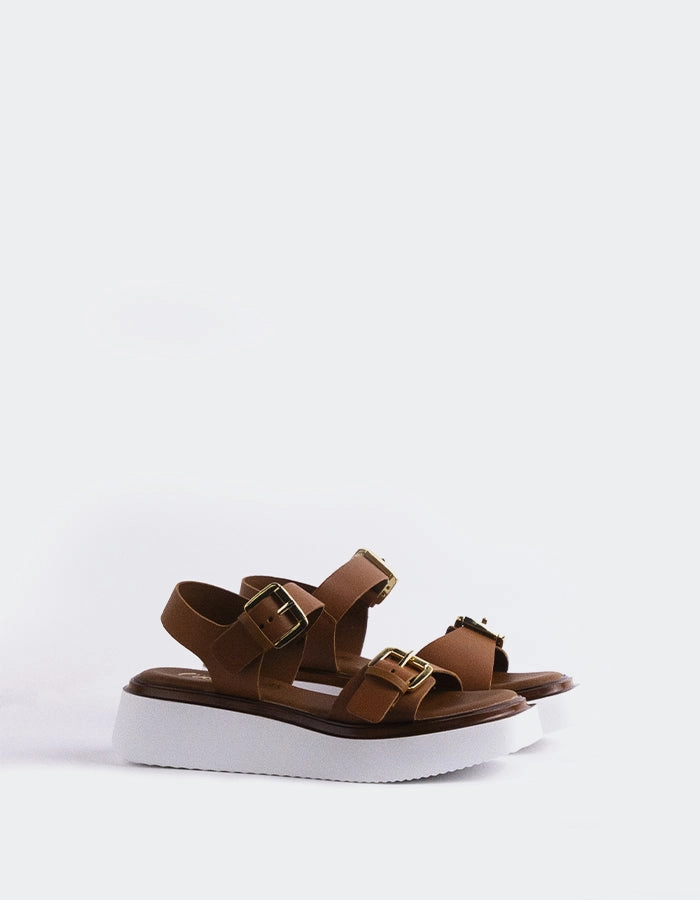 Varvara Tan Leather