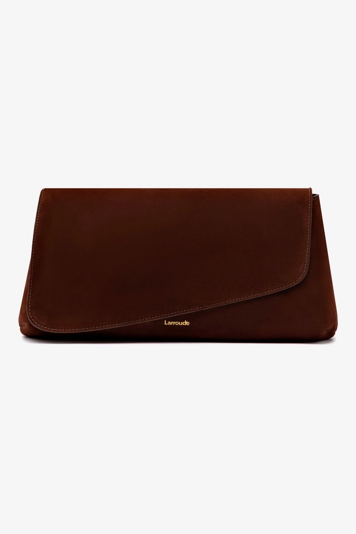Venice Flat Mule and Pouch Kit In Brown Suede