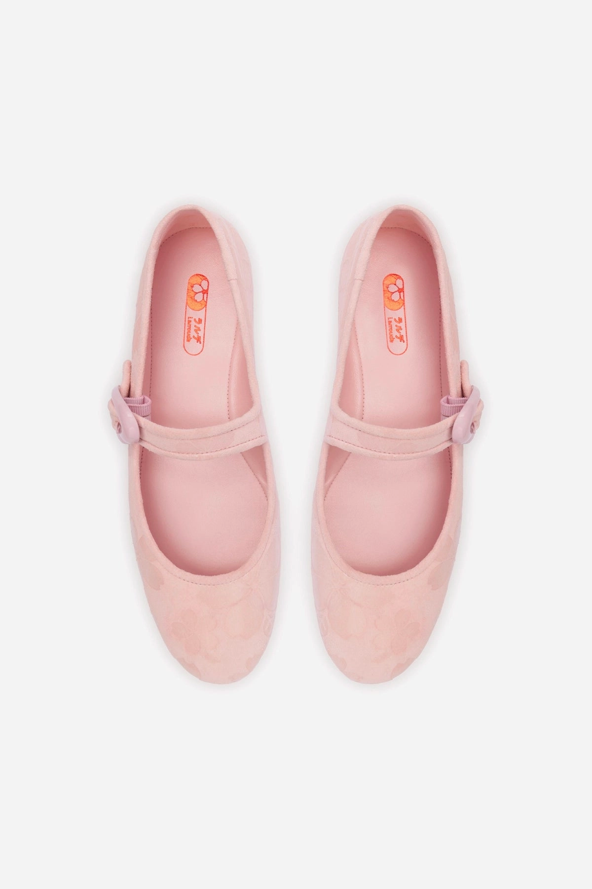 Verona Ballet Flat In Tulip Sakura Printed Suede