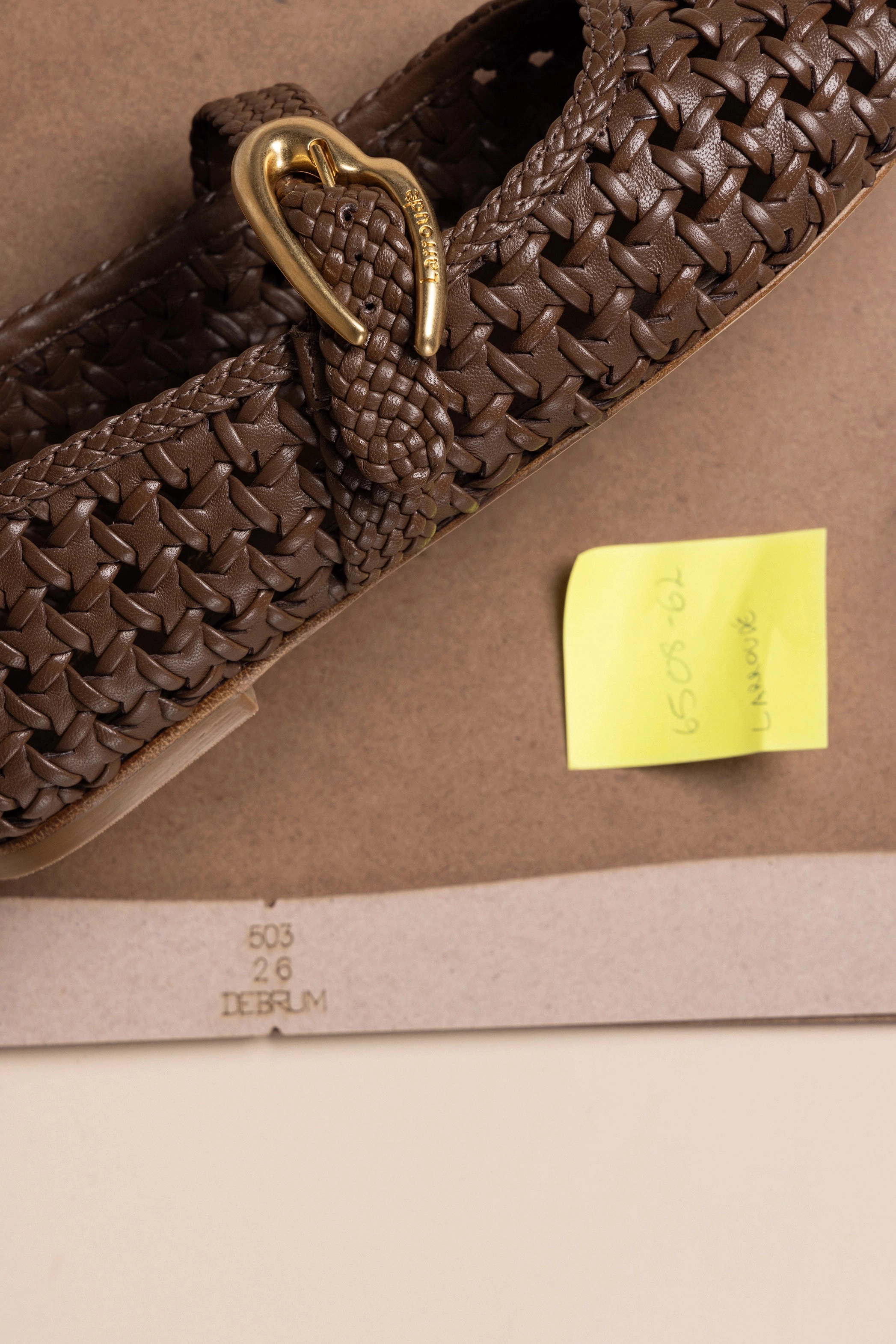 Verona New Macrame In Burnt Umber Leather