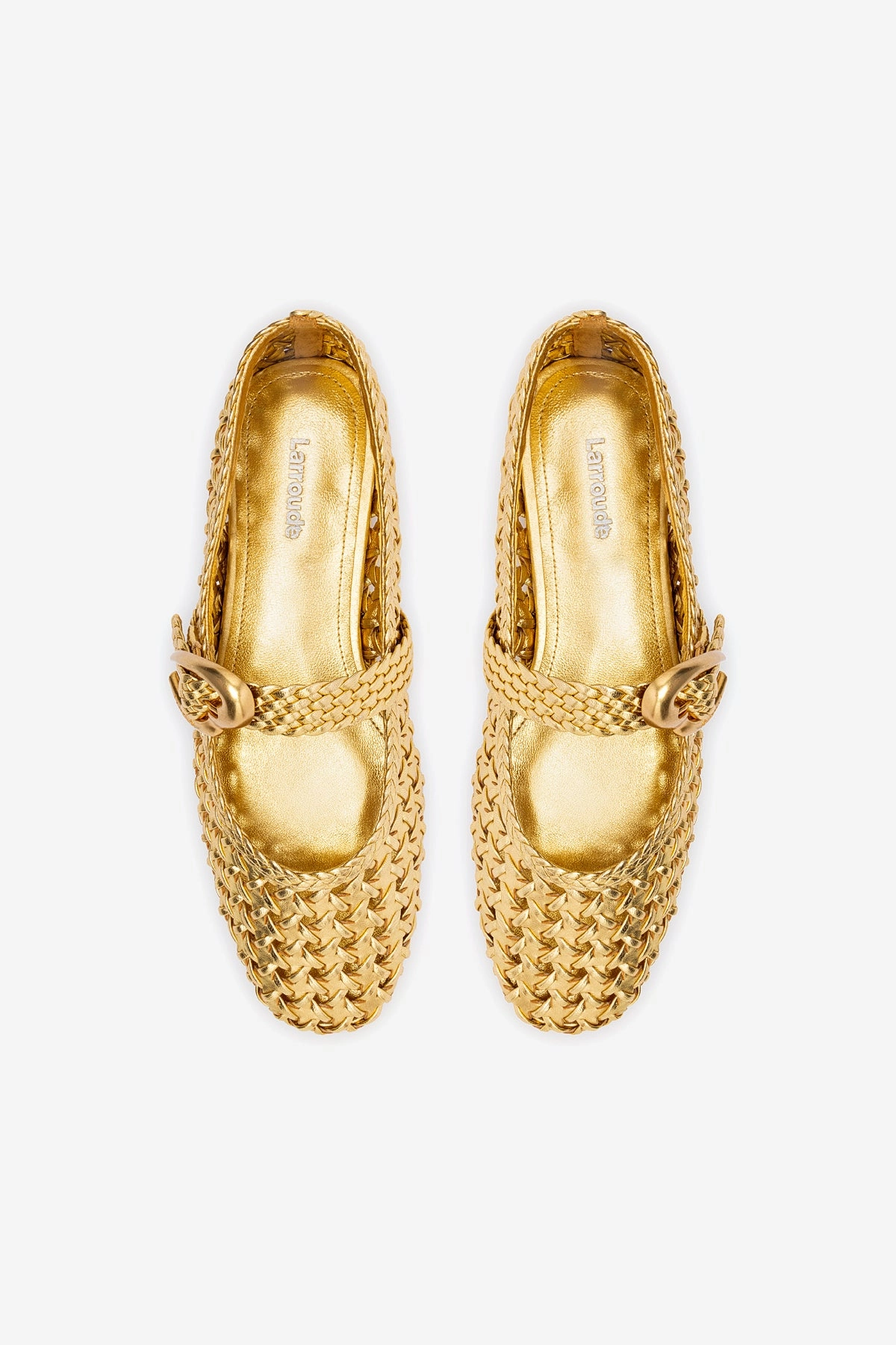 Verona New Macrame In Gold Metallic Leather