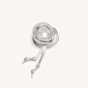 Vince Floral Charm | Sidewalk Silver/Brushed Silver